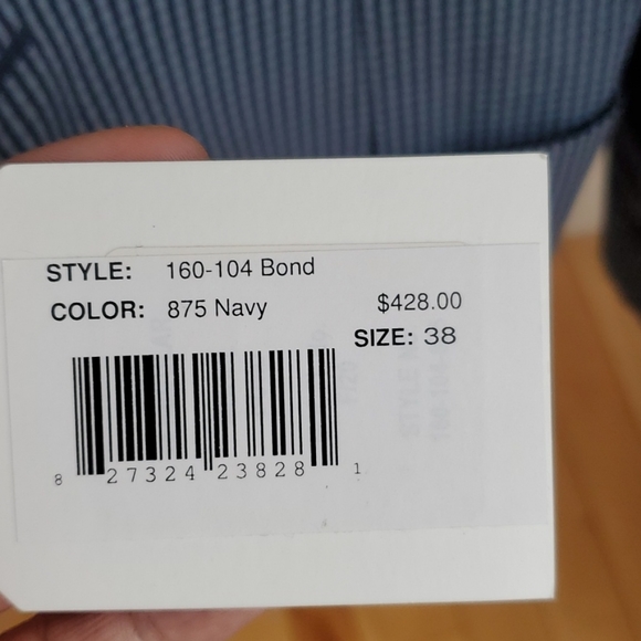 JKT Sportcoat in Checkered Blue "Bond" - Picture 5 of 5